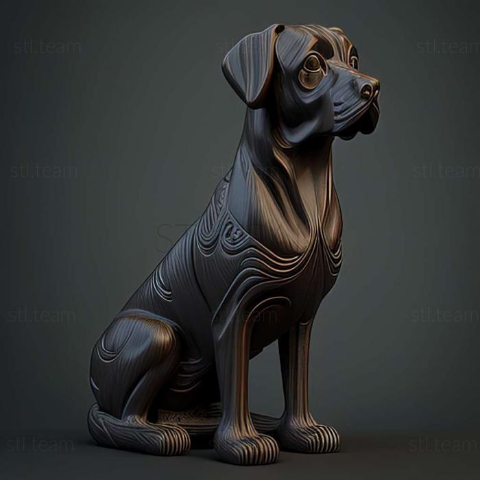 3D модель Ланкаширская собака-целитель (STL)